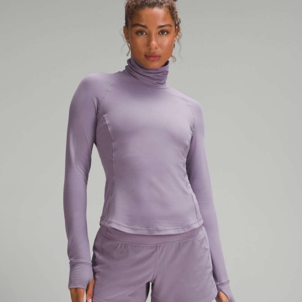 Lululemon it's Rulu Run Mock Neck Long Sleeve